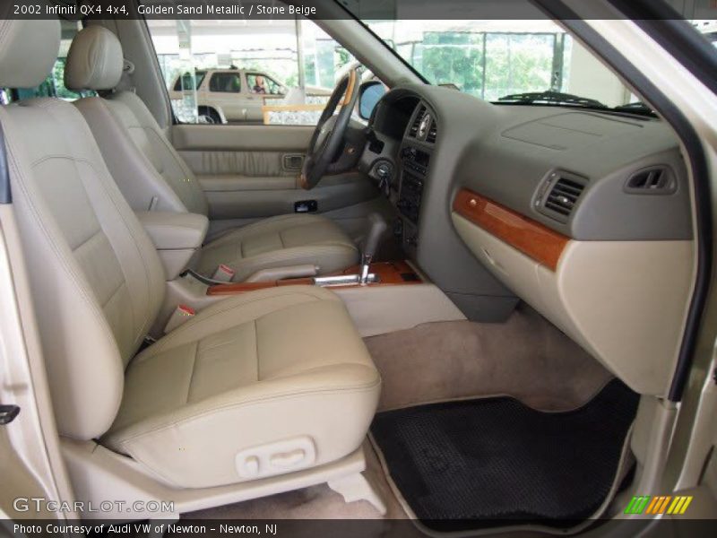 Golden Sand Metallic / Stone Beige 2002 Infiniti QX4 4x4