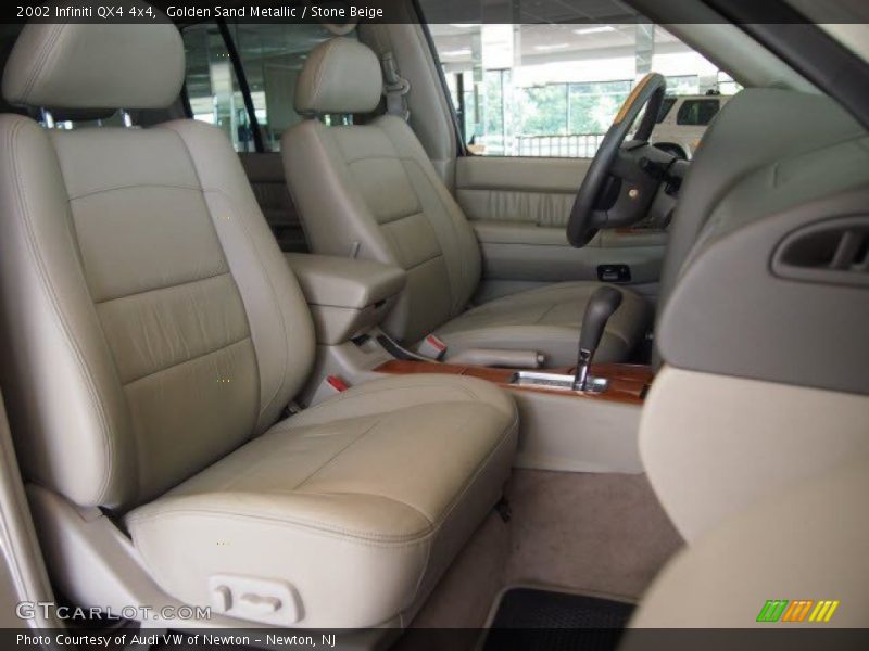 Golden Sand Metallic / Stone Beige 2002 Infiniti QX4 4x4