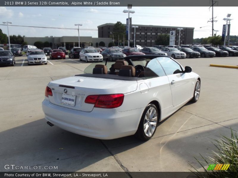 Alpine White / Saddle Brown 2013 BMW 3 Series 328i Convertible