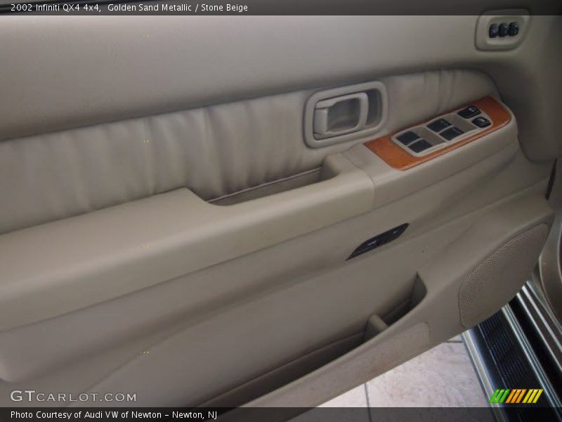 Golden Sand Metallic / Stone Beige 2002 Infiniti QX4 4x4