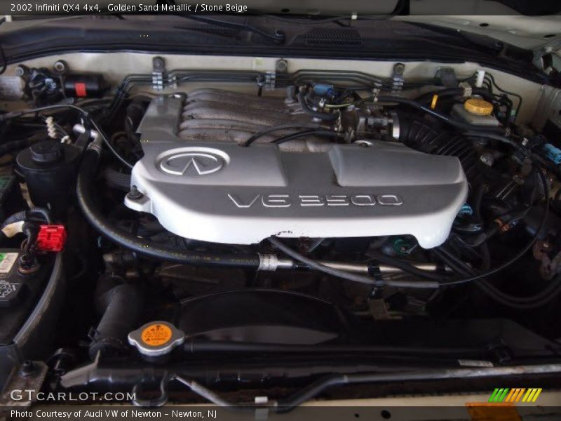 Golden Sand Metallic / Stone Beige 2002 Infiniti QX4 4x4
