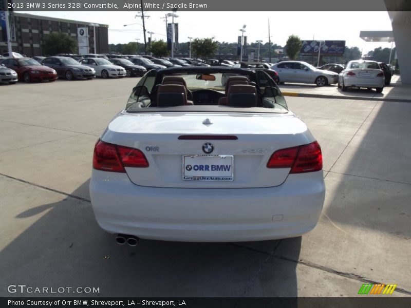 Alpine White / Saddle Brown 2013 BMW 3 Series 328i Convertible