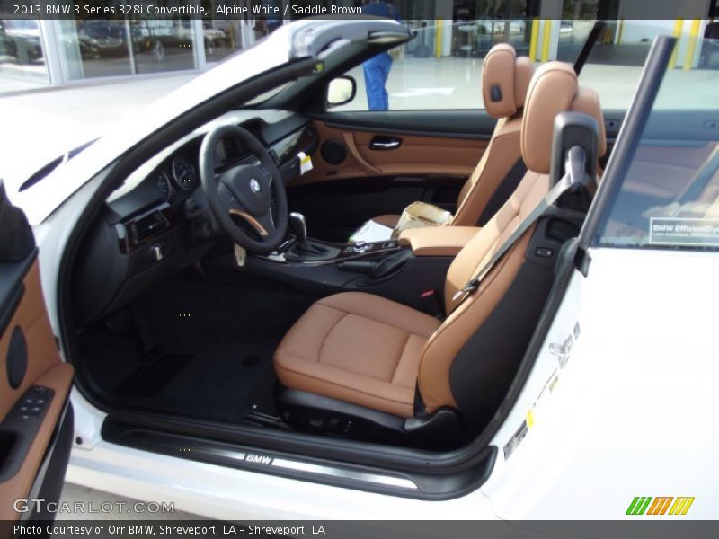  2013 3 Series 328i Convertible Saddle Brown Interior