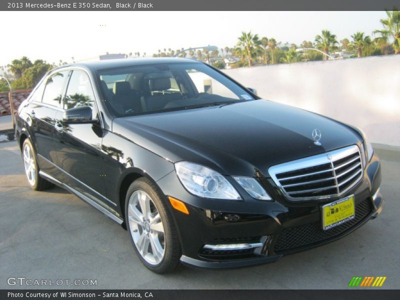 Black / Black 2013 Mercedes-Benz E 350 Sedan