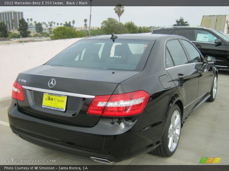 Black / Black 2013 Mercedes-Benz E 350 Sedan