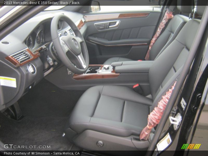 Black / Black 2013 Mercedes-Benz E 350 Sedan