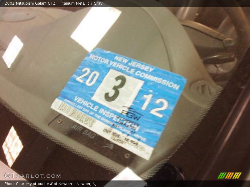 Titanium Metallic / Gray 2002 Mitsubishi Galant GTZ