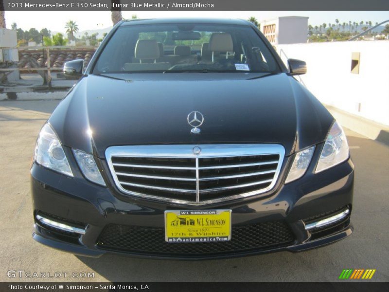 Lunar Blue Metallic / Almond/Mocha 2013 Mercedes-Benz E 350 Sedan