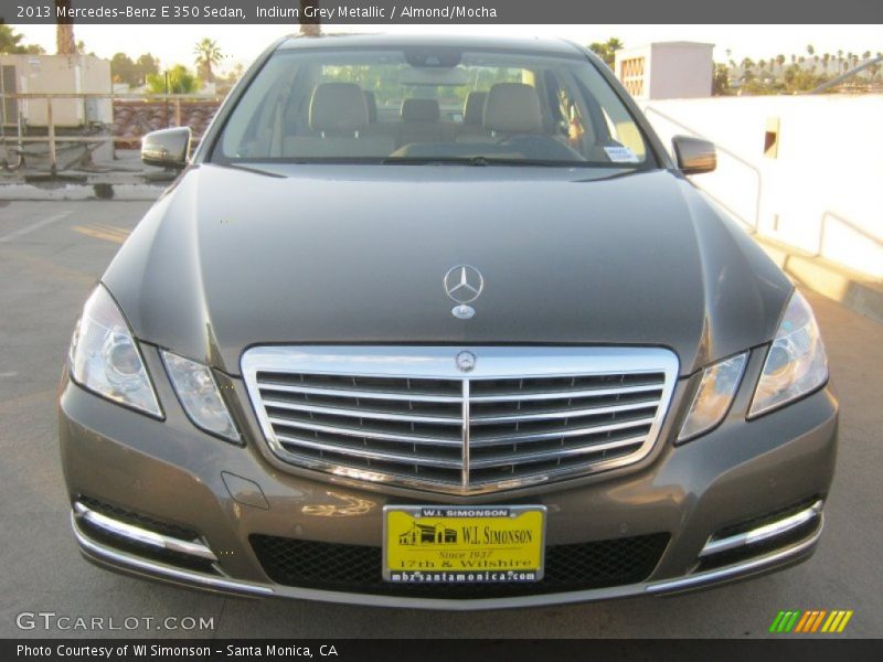 Indium Grey Metallic / Almond/Mocha 2013 Mercedes-Benz E 350 Sedan