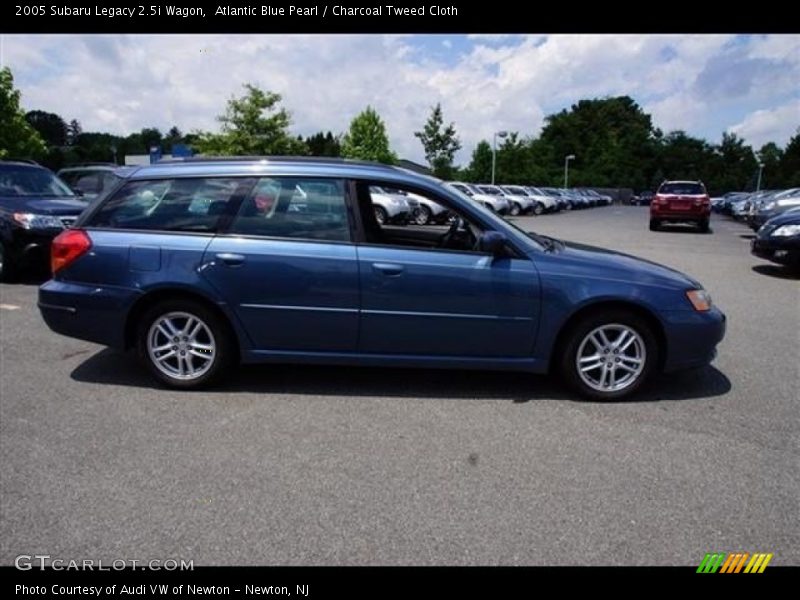 Atlantic Blue Pearl / Charcoal Tweed Cloth 2005 Subaru Legacy 2.5i Wagon