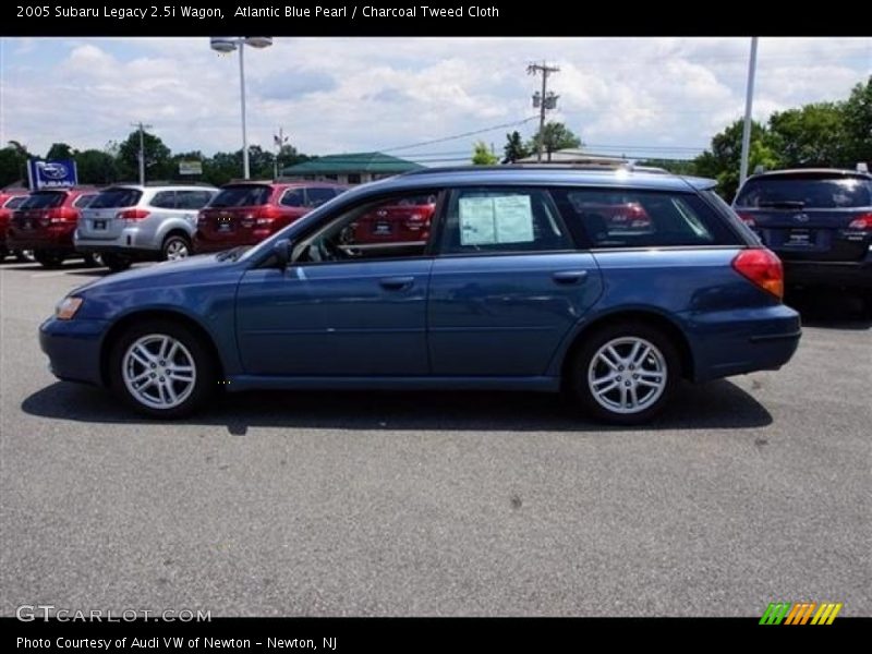 Atlantic Blue Pearl / Charcoal Tweed Cloth 2005 Subaru Legacy 2.5i Wagon