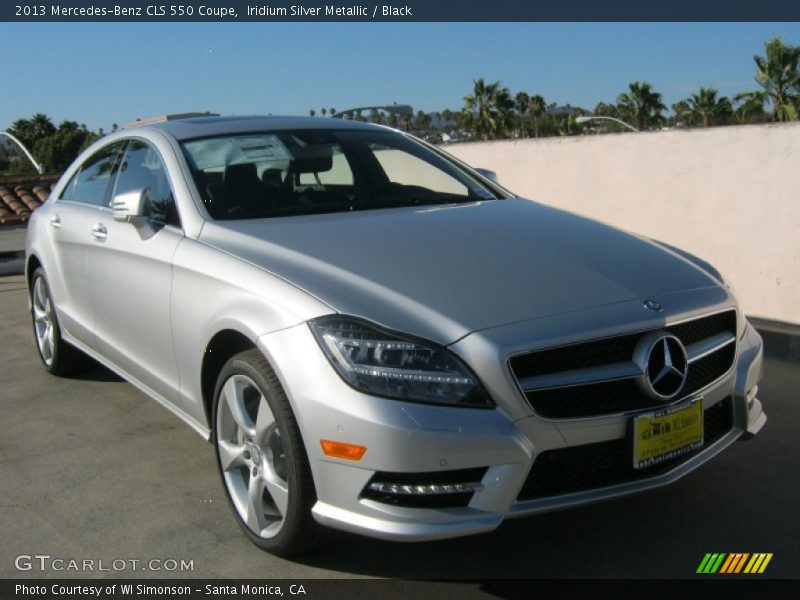 Iridium Silver Metallic / Black 2013 Mercedes-Benz CLS 550 Coupe
