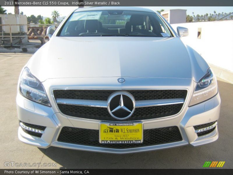 Iridium Silver Metallic / Black 2013 Mercedes-Benz CLS 550 Coupe