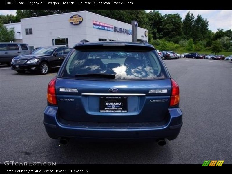 Atlantic Blue Pearl / Charcoal Tweed Cloth 2005 Subaru Legacy 2.5i Wagon