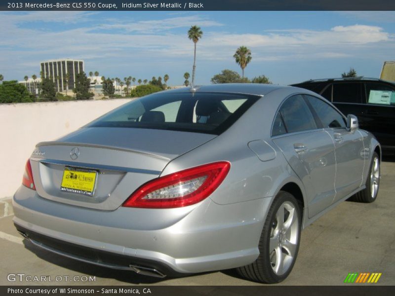 Iridium Silver Metallic / Black 2013 Mercedes-Benz CLS 550 Coupe