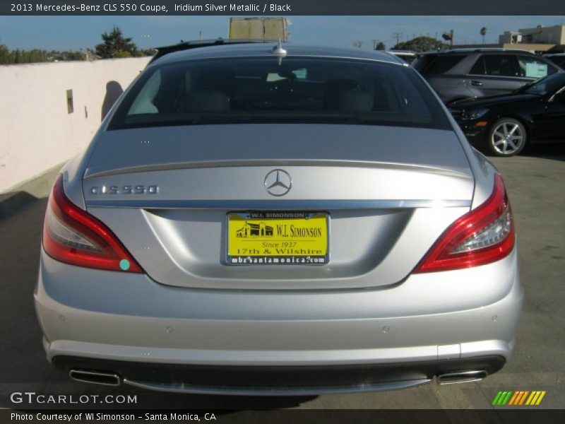 Iridium Silver Metallic / Black 2013 Mercedes-Benz CLS 550 Coupe