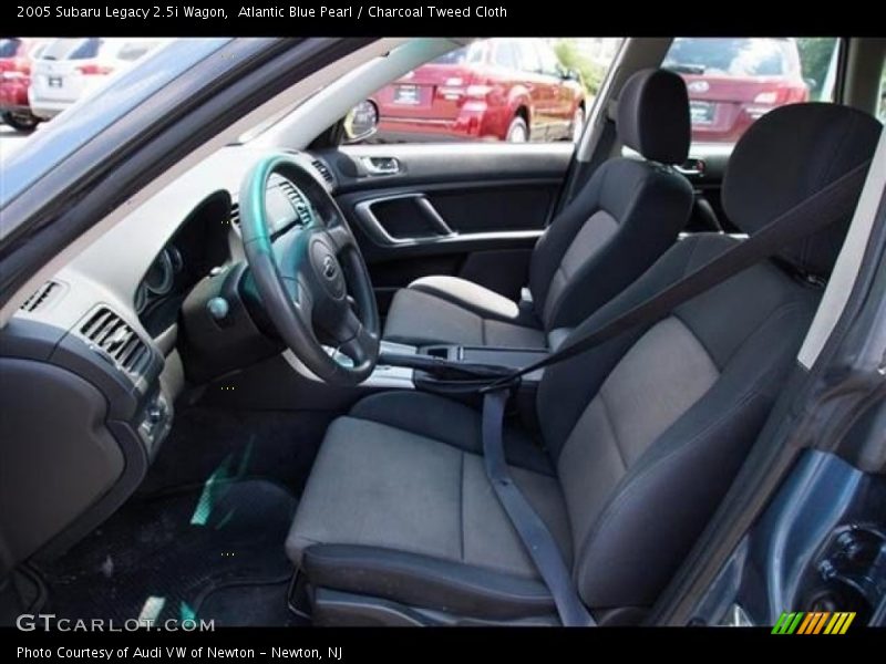 Atlantic Blue Pearl / Charcoal Tweed Cloth 2005 Subaru Legacy 2.5i Wagon