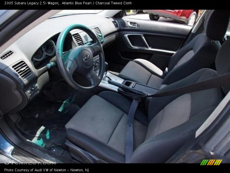Atlantic Blue Pearl / Charcoal Tweed Cloth 2005 Subaru Legacy 2.5i Wagon