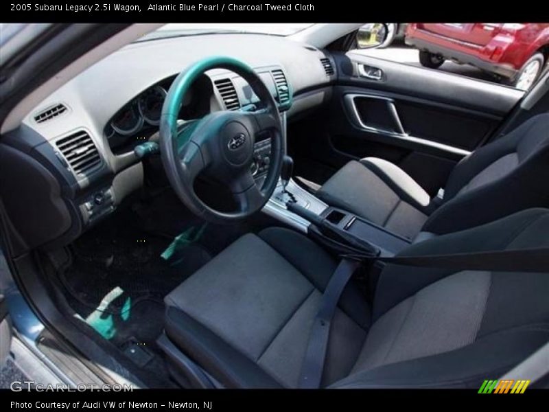 Atlantic Blue Pearl / Charcoal Tweed Cloth 2005 Subaru Legacy 2.5i Wagon