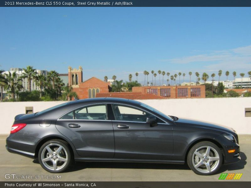 Steel Grey Metallic / Ash/Black 2013 Mercedes-Benz CLS 550 Coupe