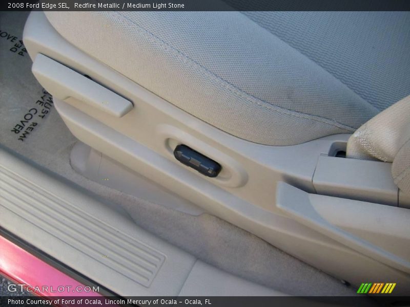 Redfire Metallic / Medium Light Stone 2008 Ford Edge SEL
