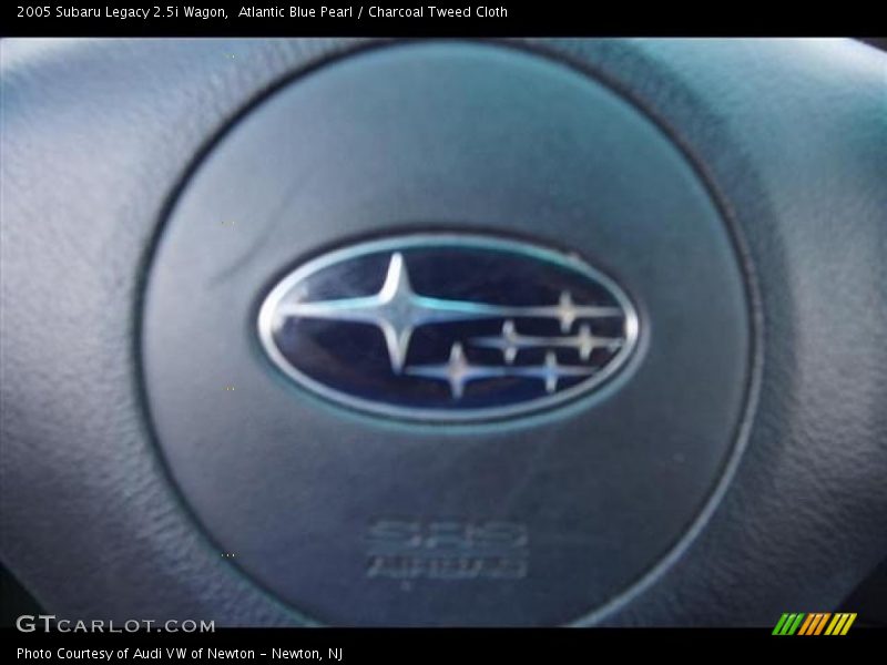 Atlantic Blue Pearl / Charcoal Tweed Cloth 2005 Subaru Legacy 2.5i Wagon