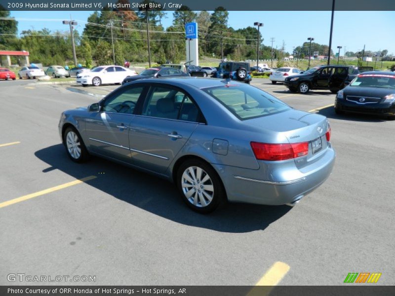 Medium Silver Blue / Gray 2009 Hyundai Sonata Limited V6