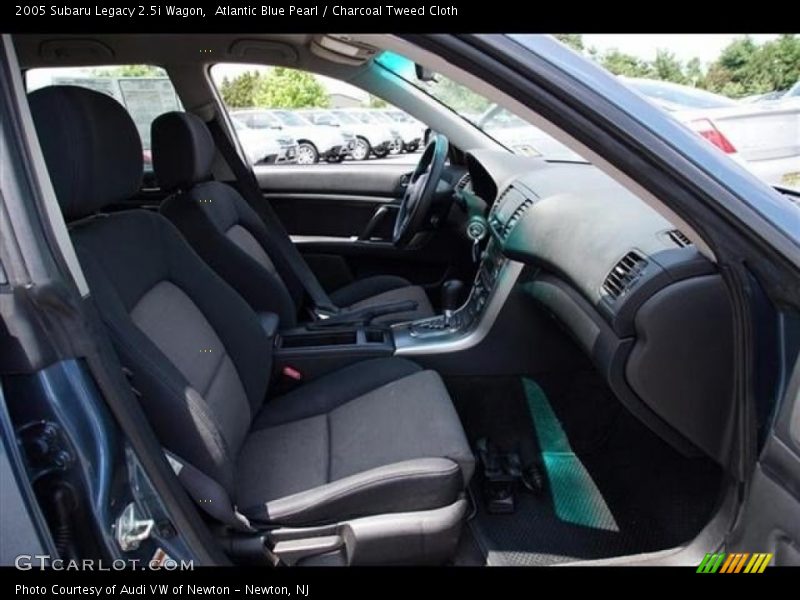 Atlantic Blue Pearl / Charcoal Tweed Cloth 2005 Subaru Legacy 2.5i Wagon