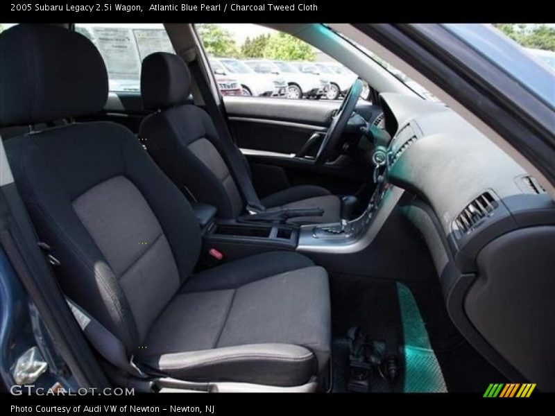 Atlantic Blue Pearl / Charcoal Tweed Cloth 2005 Subaru Legacy 2.5i Wagon