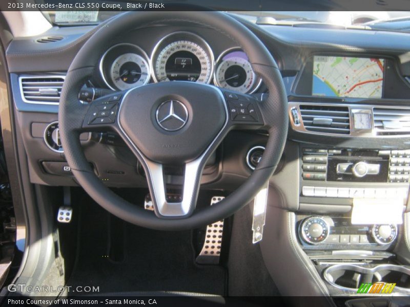 Black / Black 2013 Mercedes-Benz CLS 550 Coupe