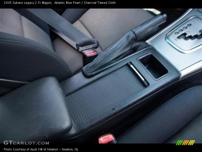 Atlantic Blue Pearl / Charcoal Tweed Cloth 2005 Subaru Legacy 2.5i Wagon