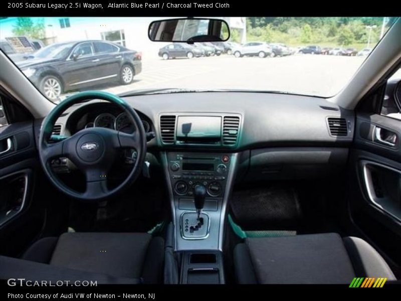 Atlantic Blue Pearl / Charcoal Tweed Cloth 2005 Subaru Legacy 2.5i Wagon