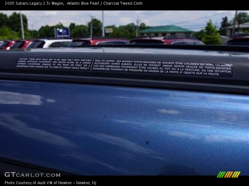 Atlantic Blue Pearl / Charcoal Tweed Cloth 2005 Subaru Legacy 2.5i Wagon
