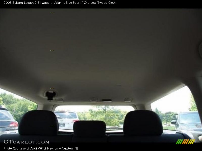 Atlantic Blue Pearl / Charcoal Tweed Cloth 2005 Subaru Legacy 2.5i Wagon