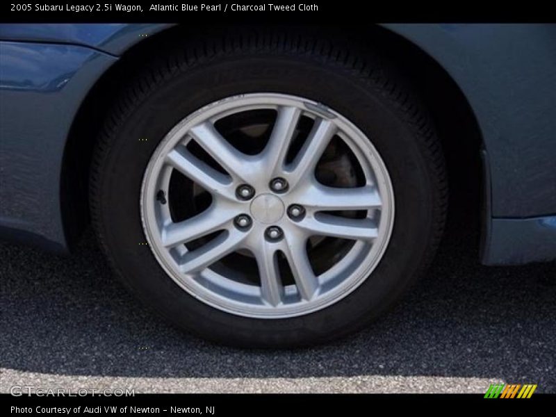 Atlantic Blue Pearl / Charcoal Tweed Cloth 2005 Subaru Legacy 2.5i Wagon