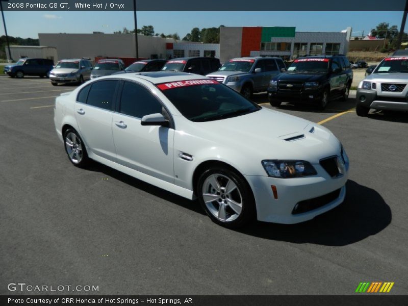 White Hot / Onyx 2008 Pontiac G8 GT