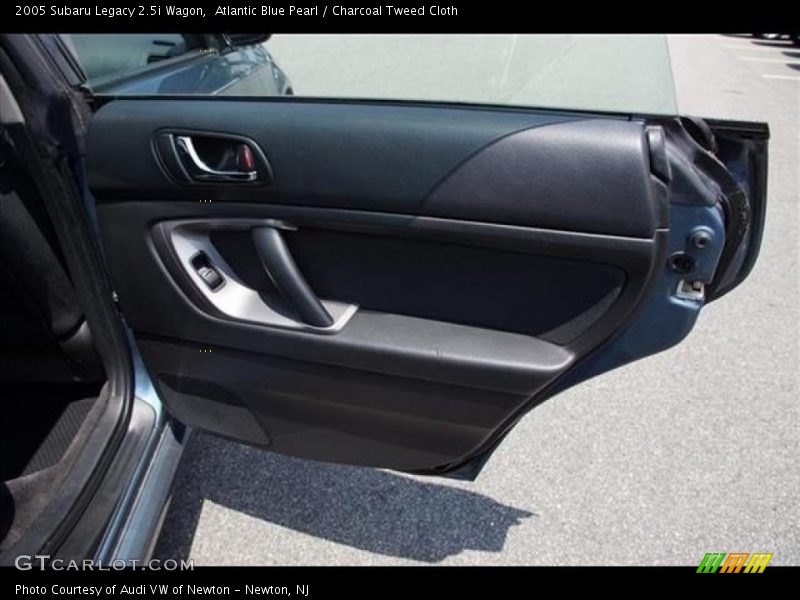 Atlantic Blue Pearl / Charcoal Tweed Cloth 2005 Subaru Legacy 2.5i Wagon