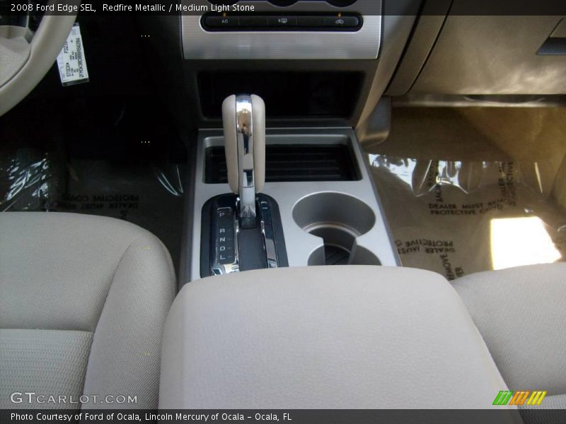 Redfire Metallic / Medium Light Stone 2008 Ford Edge SEL