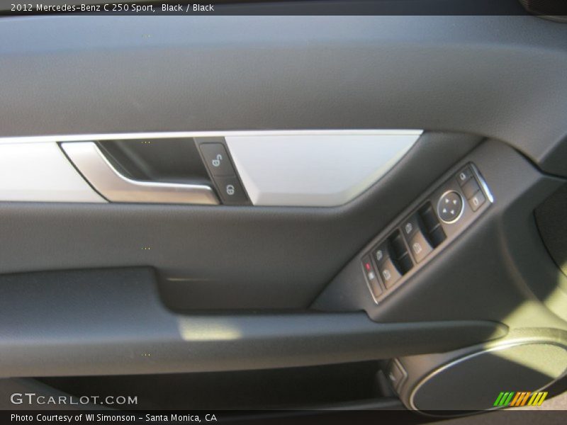 Black / Black 2012 Mercedes-Benz C 250 Sport