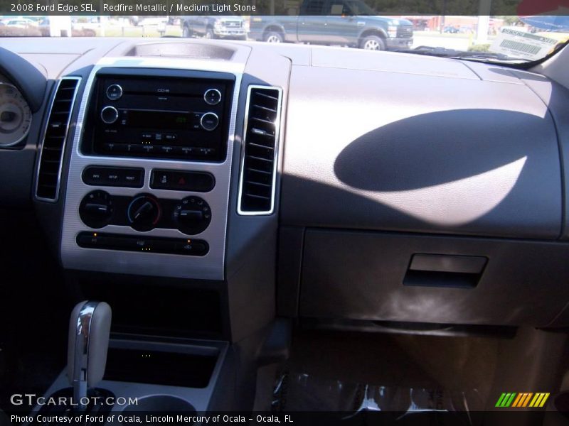 Redfire Metallic / Medium Light Stone 2008 Ford Edge SEL