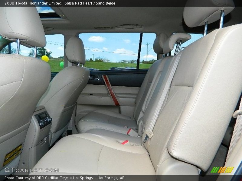 Salsa Red Pearl / Sand Beige 2008 Toyota Highlander Limited