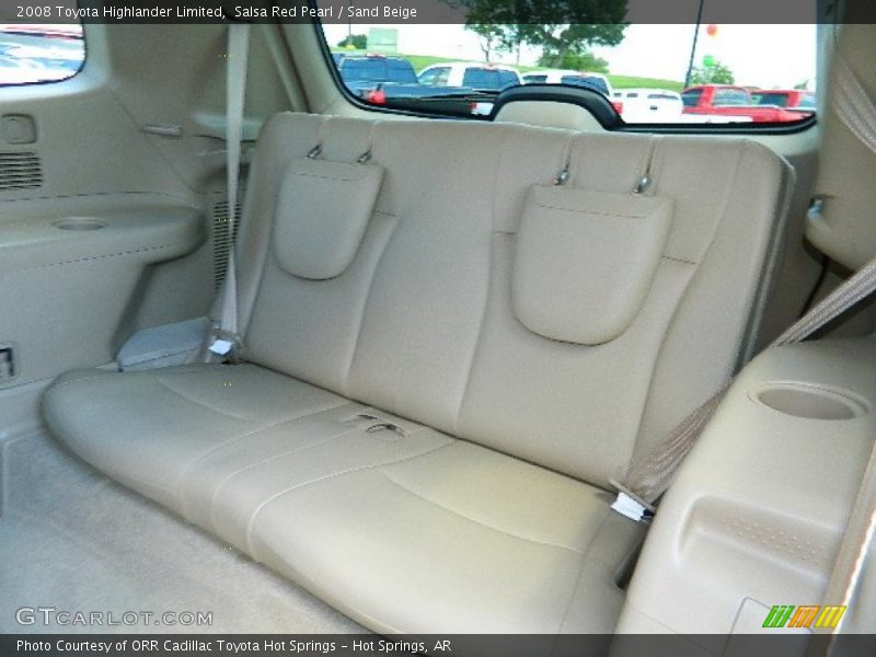 Salsa Red Pearl / Sand Beige 2008 Toyota Highlander Limited