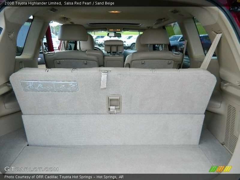 Salsa Red Pearl / Sand Beige 2008 Toyota Highlander Limited