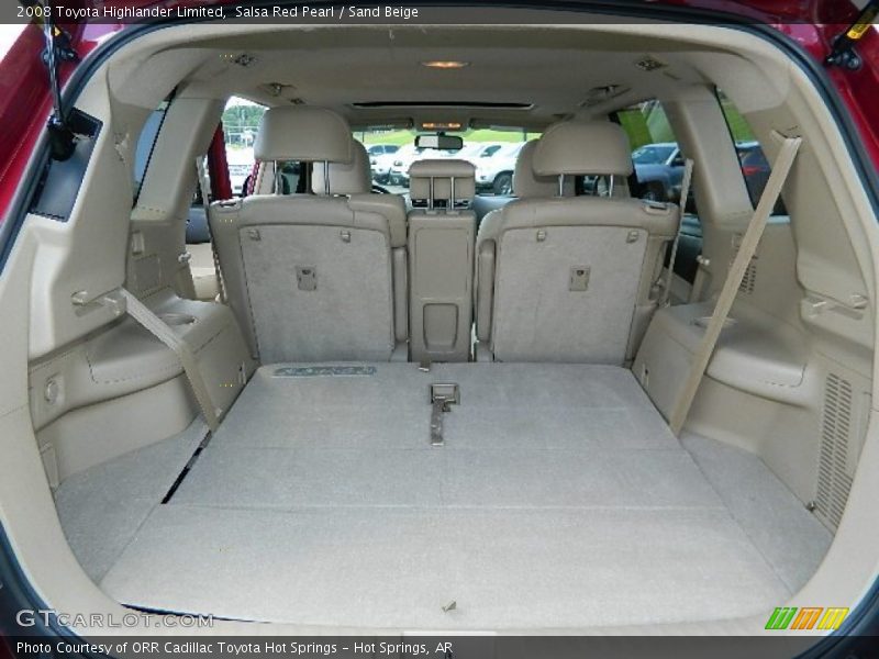 Salsa Red Pearl / Sand Beige 2008 Toyota Highlander Limited