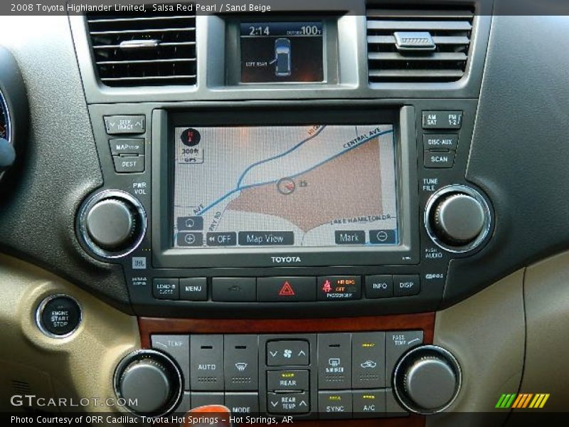 Salsa Red Pearl / Sand Beige 2008 Toyota Highlander Limited
