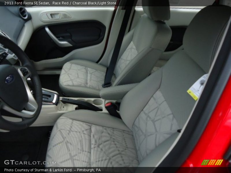 Front Seat of 2013 Fiesta SE Sedan