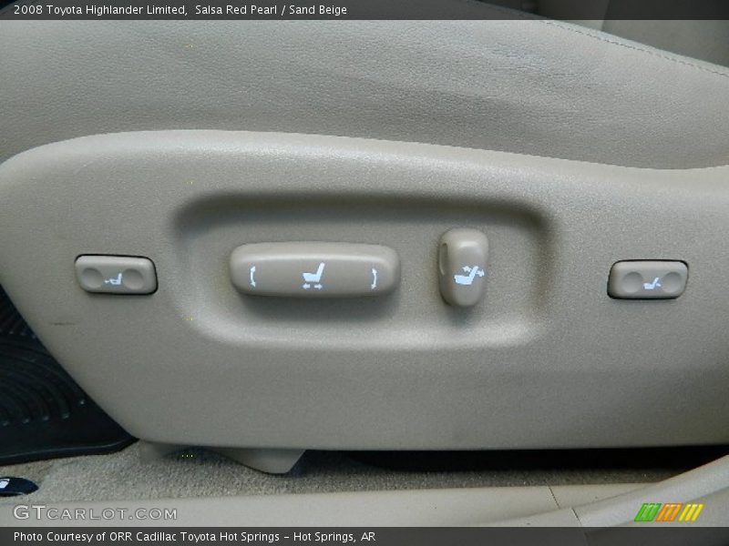 Salsa Red Pearl / Sand Beige 2008 Toyota Highlander Limited