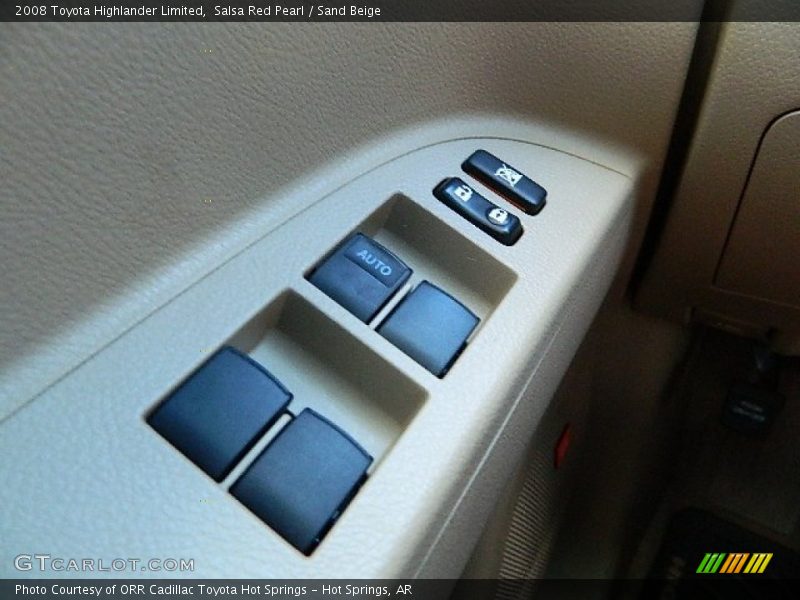 Salsa Red Pearl / Sand Beige 2008 Toyota Highlander Limited