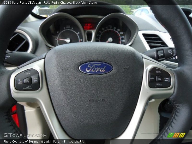 Controls of 2013 Fiesta SE Sedan