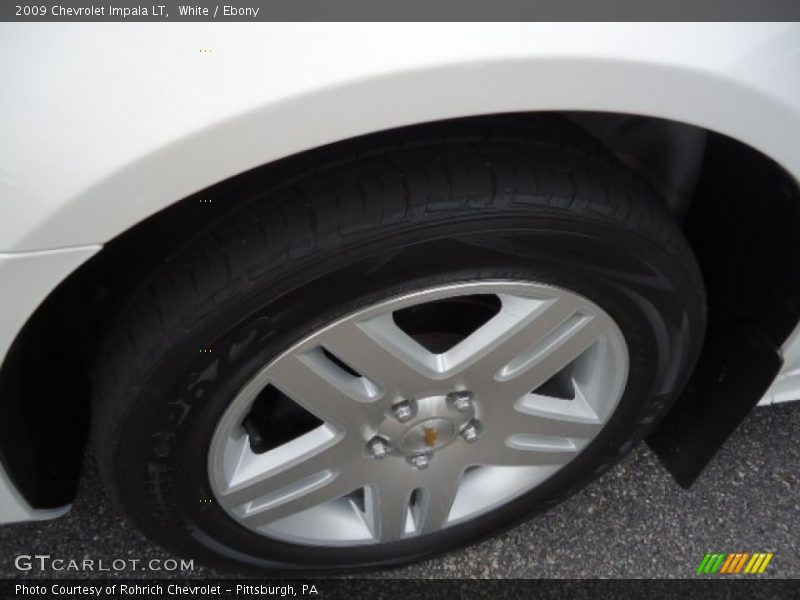 White / Ebony 2009 Chevrolet Impala LT